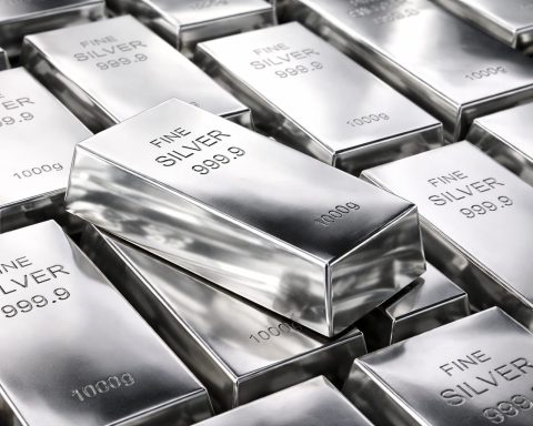 Silver price breaks $110 to a record as dollar slides on intervention talk and Fed focus