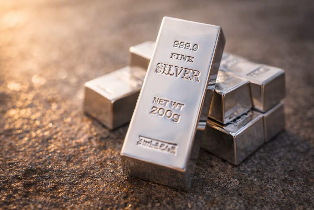 Silver price near $114 as Fed decision looms; SLV ETF climbs and Citi flags $150 target