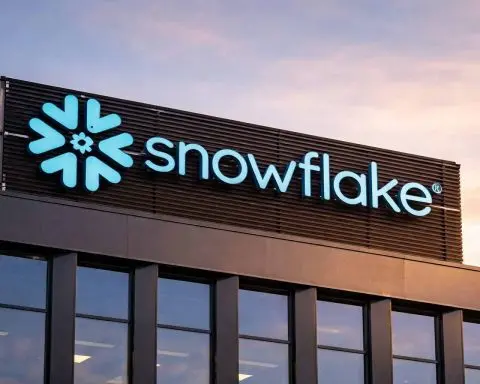 Snowflake Stock Slides as AI Push Meets Fresh Software Selloff