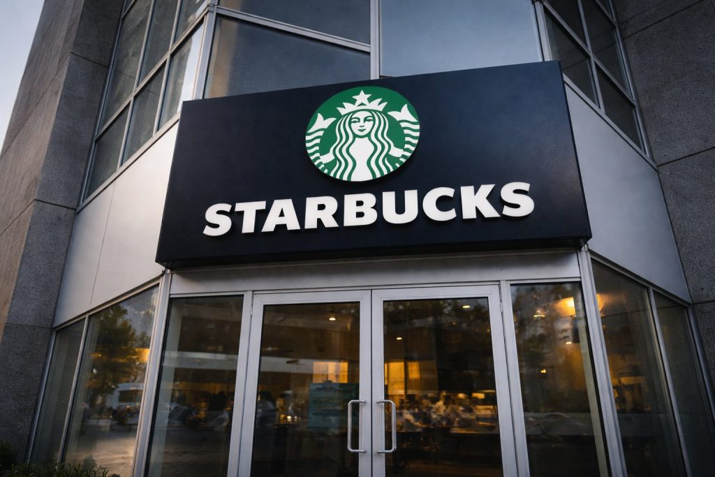 Starbucks stock drops near $92 as investors weigh 2028 margin push after a busy week