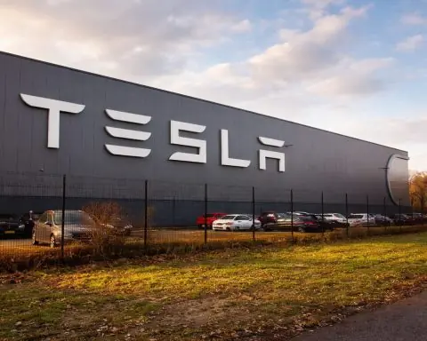 Tesla stock slips after SEC filing on top exec pay; Wall Street parses inflation