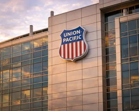 Union Pacific stock jumps 3% as earnings near and Norfolk Southern merger reset stays in focus