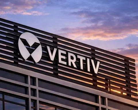 Vertiv stock gains as investors weigh AI data-center “Frontiers” report ahead of February earnings