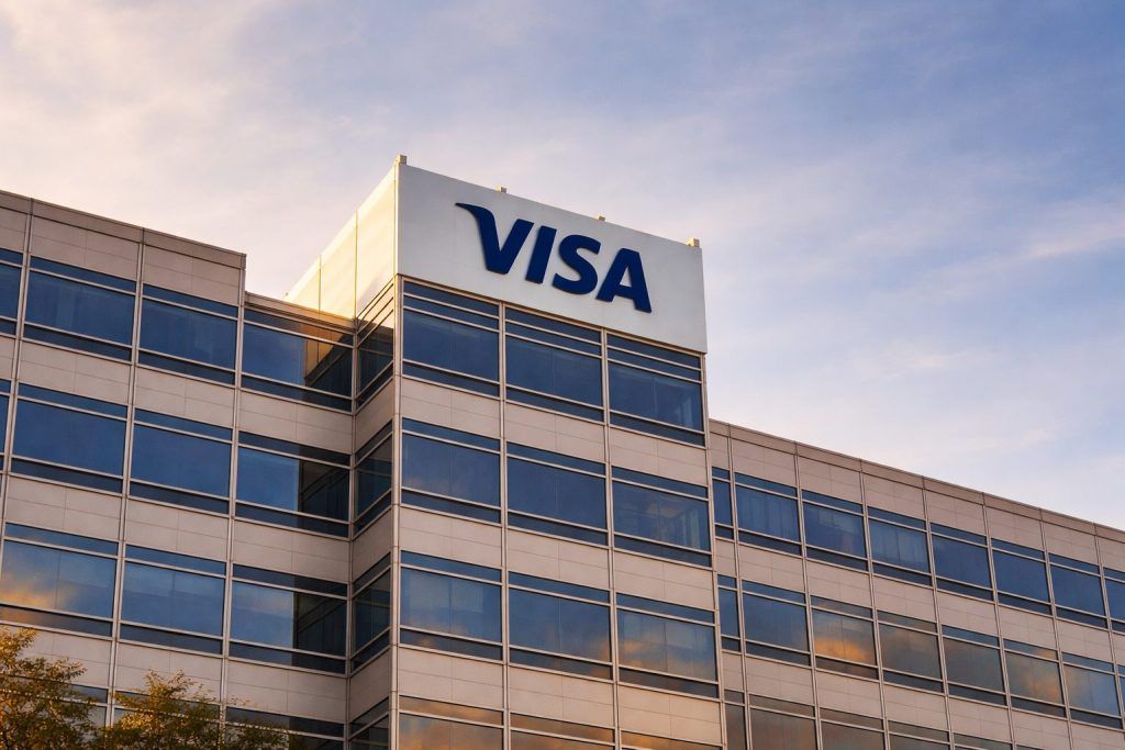 Visa stock edges up after UK court backs fee-cap plan, with stablecoin settlement in focus