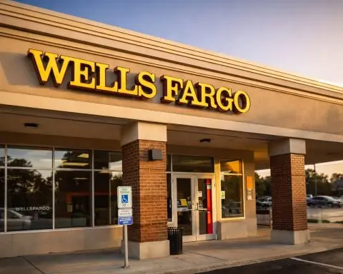 Wells Fargo stock price today: WFC edges up as rate-cap worries and new bond filings hit