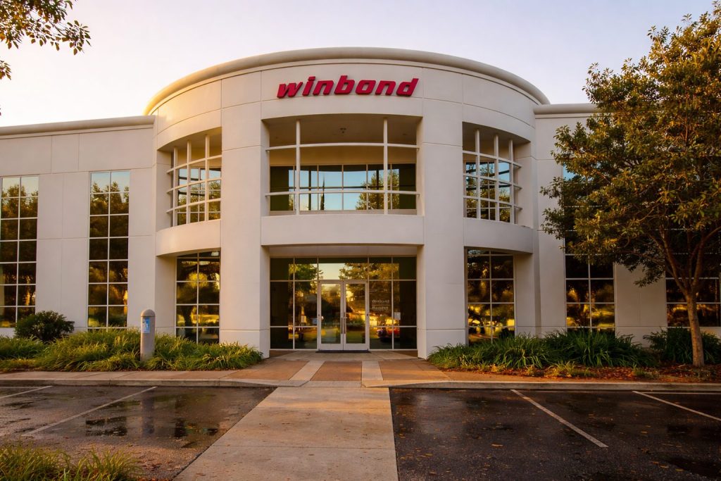 Winbond stock jumps as AI-memory squeeze talk meets Taiwan trading curbs