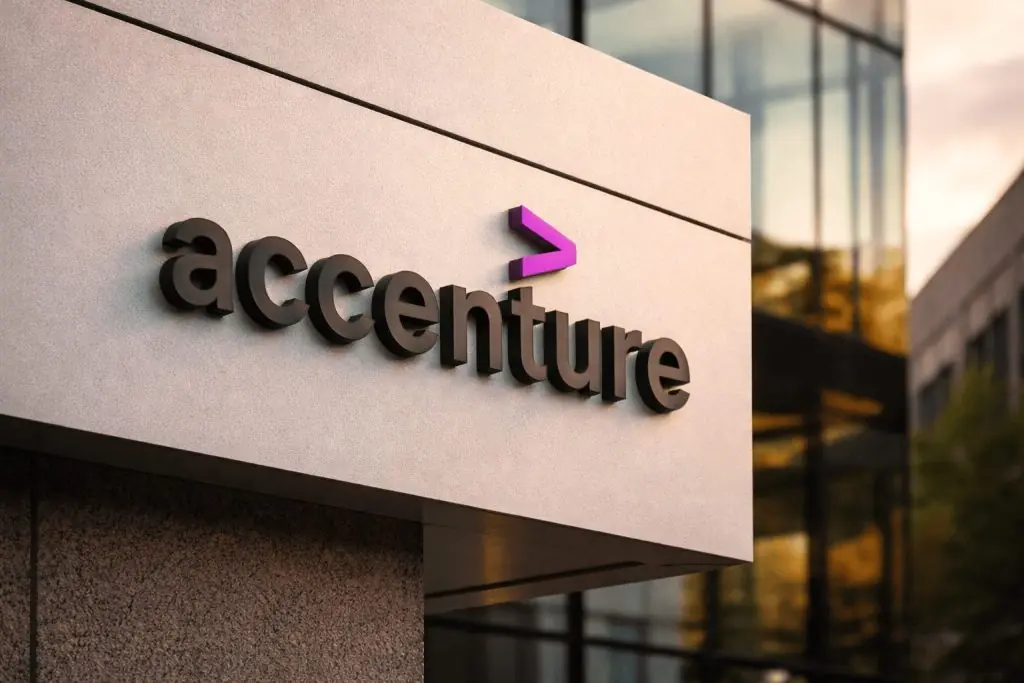 Accenture stock drops as CEO share-sale filing and $1.4 billion contract protest hit tape
