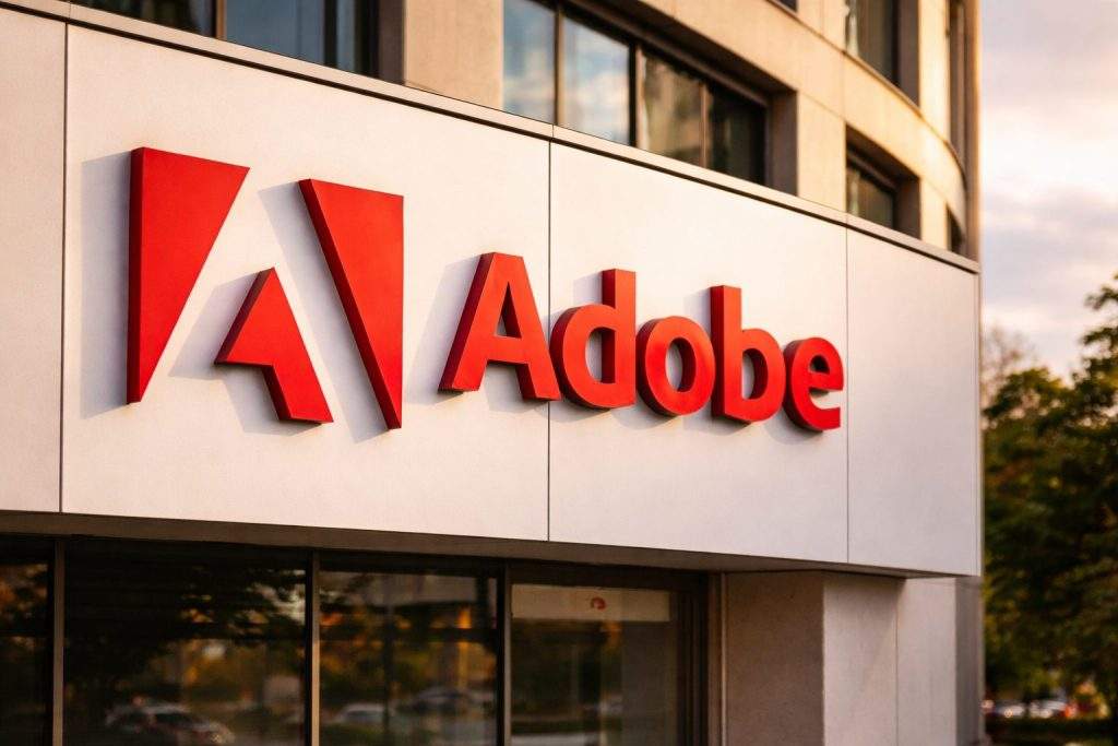 Adobe stock price today: ADBE edges higher as retail cash returns after AI selloff