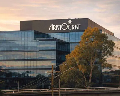 Akcje Aristocrat Leisure spadają po aktualizacji na WZA: nacisk na AI, wyjście z white-label w centrum uwagi