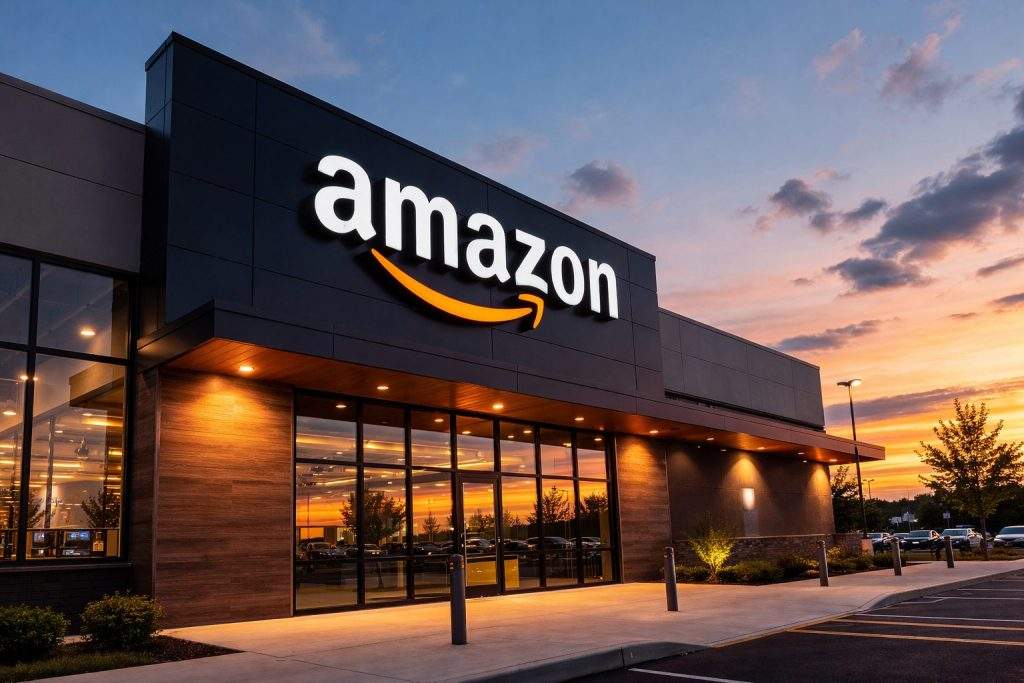 Amazon stock price today: AMZN ends higher as AI trade steadies, antitrust and exec exits linger