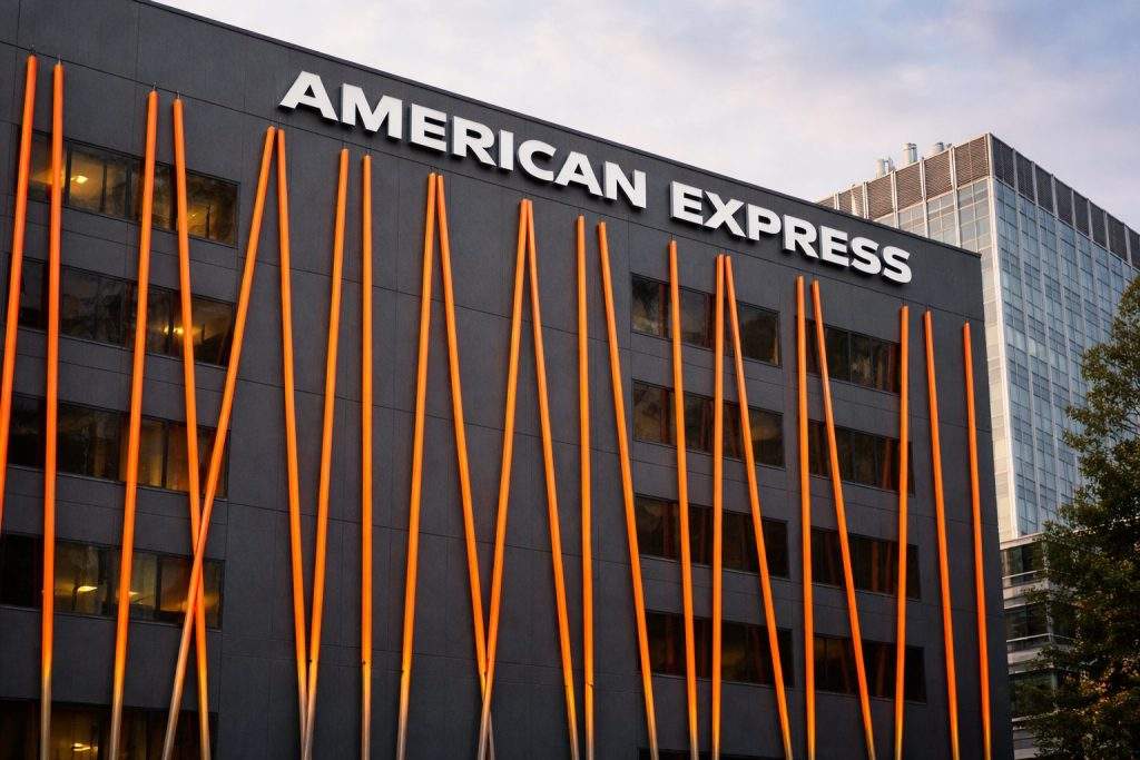 American Express stock tumbles 7% as “AI scare trade” hits payments; what to watch before the open
