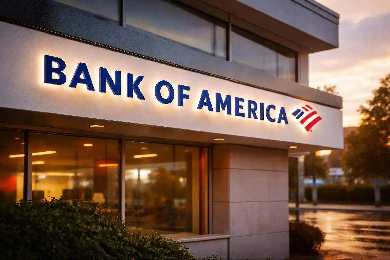 Bank of America stock price dips as financials lag; investors eye jobs, CPI and Moynihan remarks