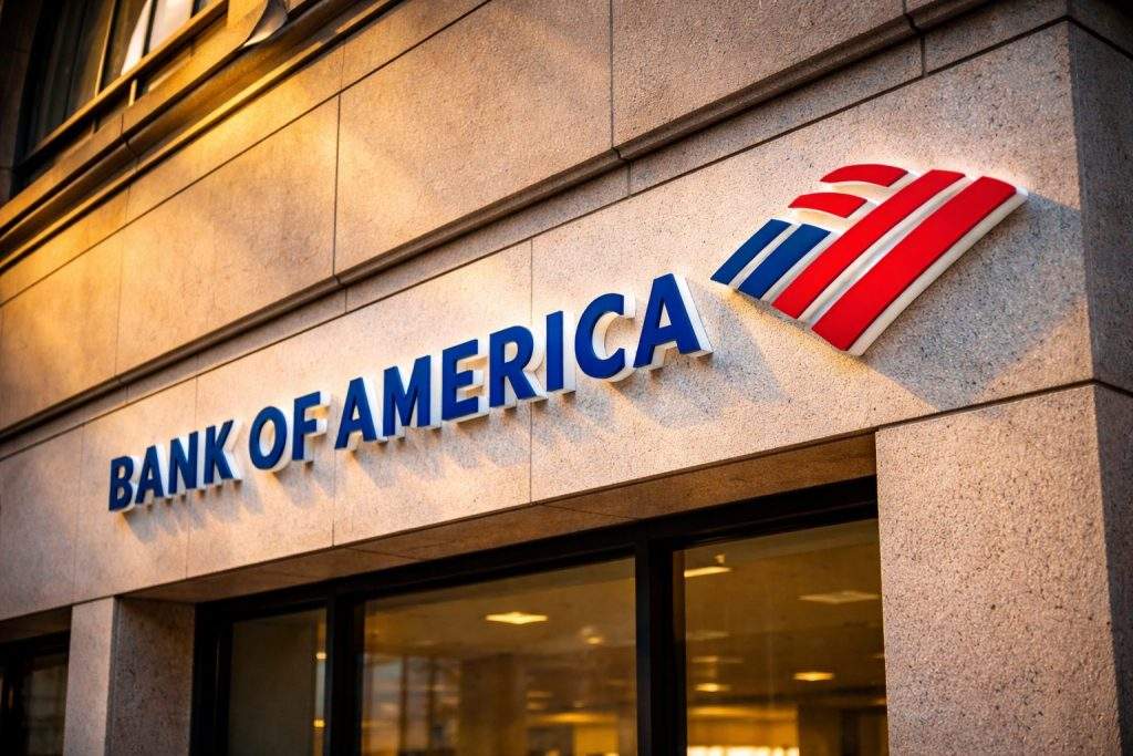 Bank of America stock price today: BAC falls as tariff chaos and AI worries keep banks on edge