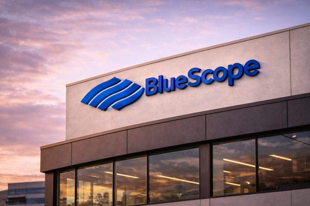 BlueScope Steel stock slips to A$28 as dividend dates near after FY26 outlook lift