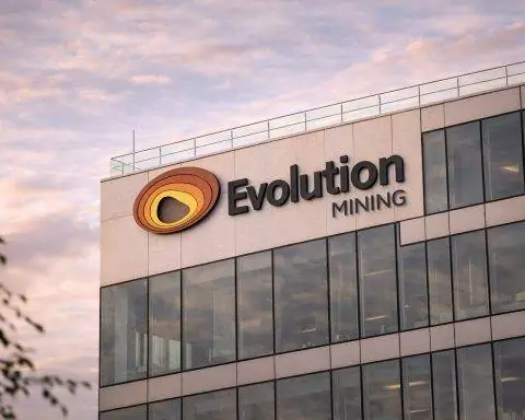 Evolution Mining (ASX:EVN) share price slides 6% after gold rout — RBA decision, results next