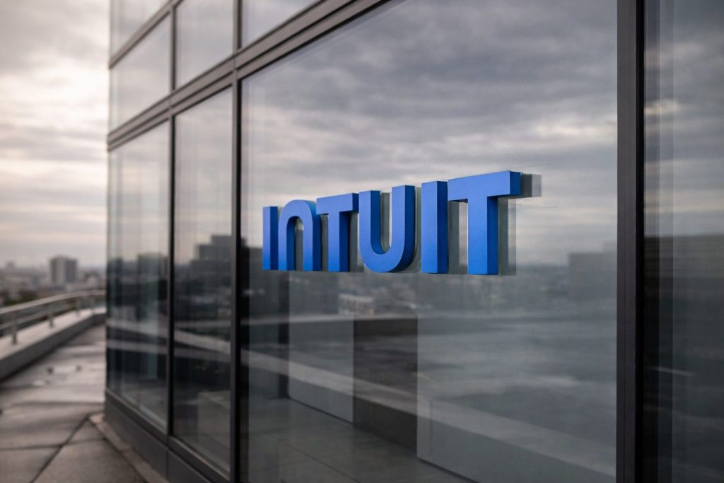 Intuit stock price whipsaws in New York trade as AI disruption fears hit software names