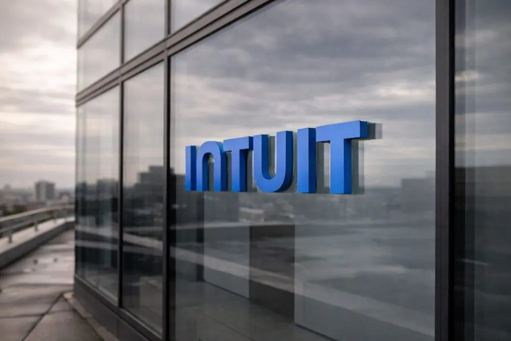 Intuit stock price whipsaws in New York trade as AI disruption fears hit software names