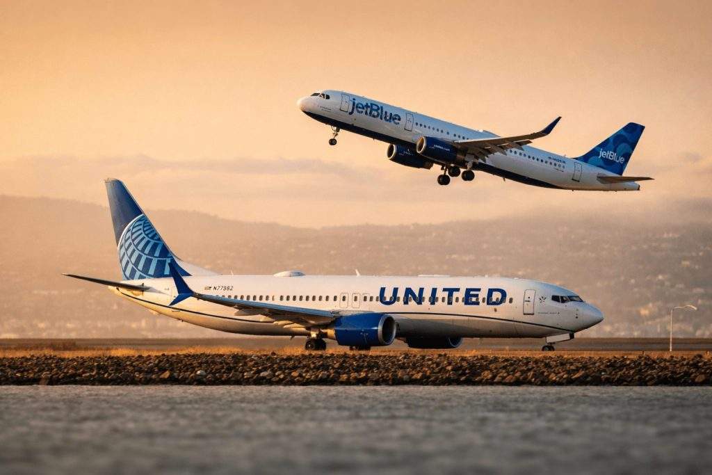 JetBlue and United’s “Blue Sky” goes live as cross-booking opens on both airlines’ sites