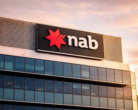 National Australia Bank share price holds near highs after Q1 update; brokers lift targets, but capital stays in focus