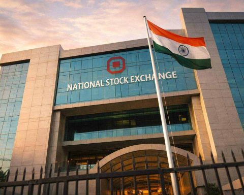 Nifty slips below 25,200 to end week down 1.5% on NSE; GDP reset, PMIs in focus