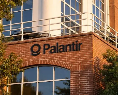 Palantir stock price slides with software selloff; tariffs and Nvidia earnings set the next test