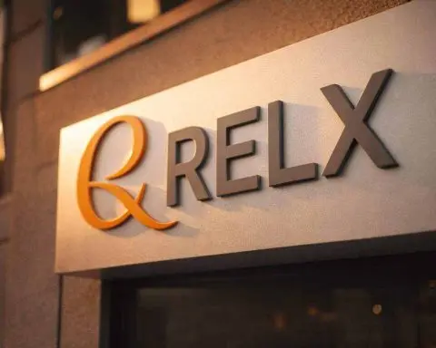 RELX shares slip at London open as tariff chaos spooks markets; April update looms