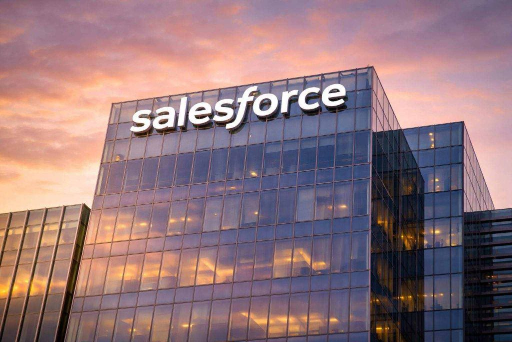 Salesforce (CRM) stock slides before the bell as soft FY27 outlook clashes with $50B buyback