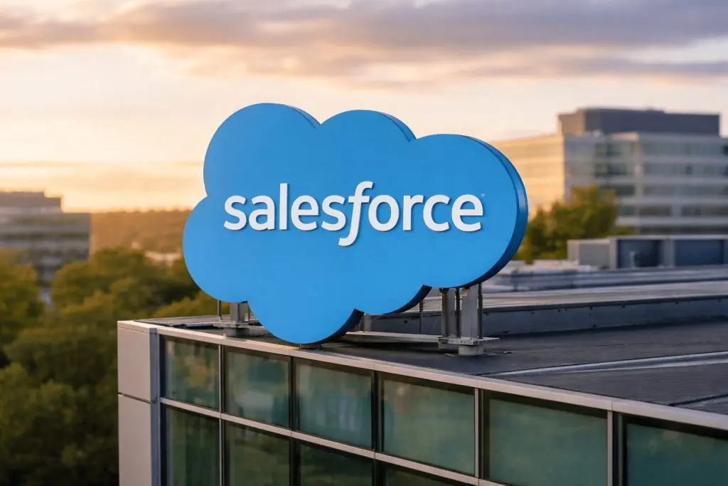 Salesforce stock rises as CRM steadies after AI-software scare; Super Bowl Slackbot stunt draws eyes