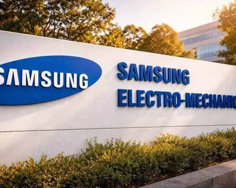 Samsung Electro-Mechanics stock price jumps nearly 5% as shares test a 52-week high