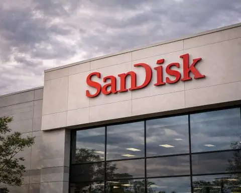 SanDisk stock drops 11% after $750–$1,000 targets pile up on AI memory demand