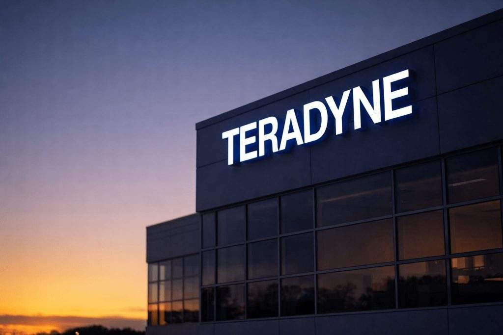 Teradyne stock rises as chip-test names rebound; traders scan downgrades and U.S. data