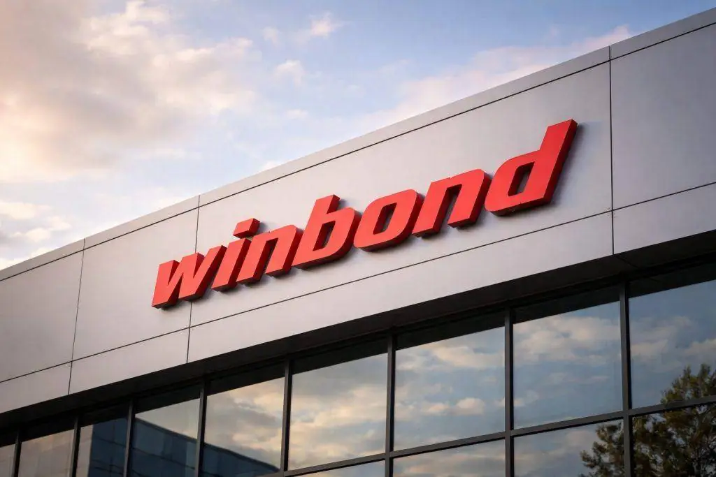 Winbond stock tumbles 8% at the open as Taiwan’s memory trade turns choppy again