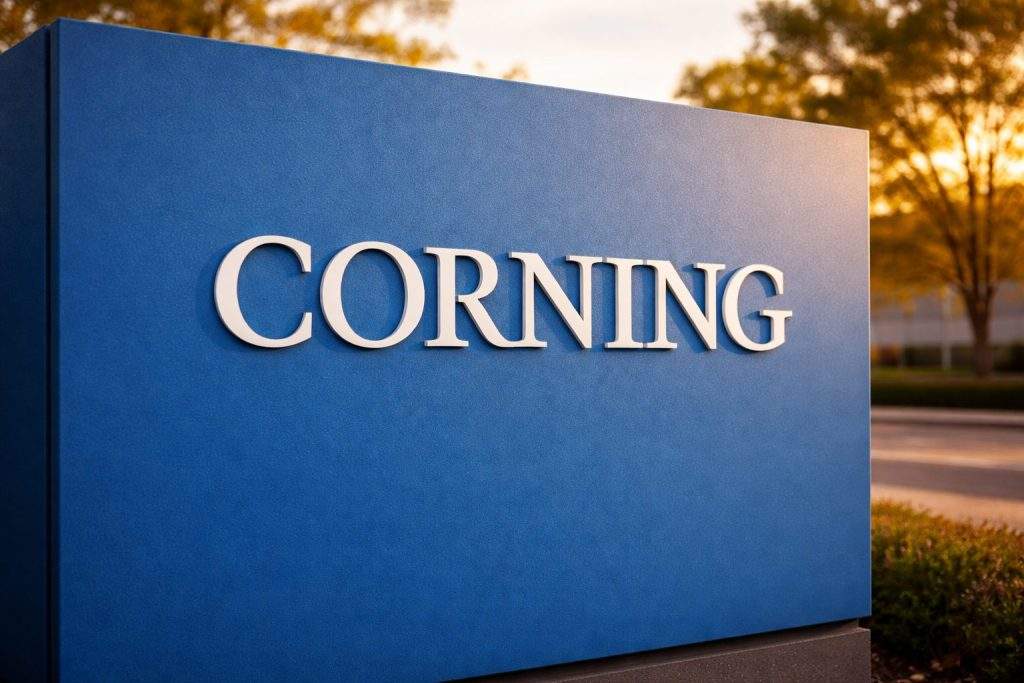 Corning stock slides after Broadcom warns AI racks will stick with copper longer