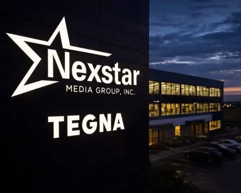 Nexstar-Tegna Merger Hit by 8-State Lawsuit, Threatening $6.2 Billion TV Deal