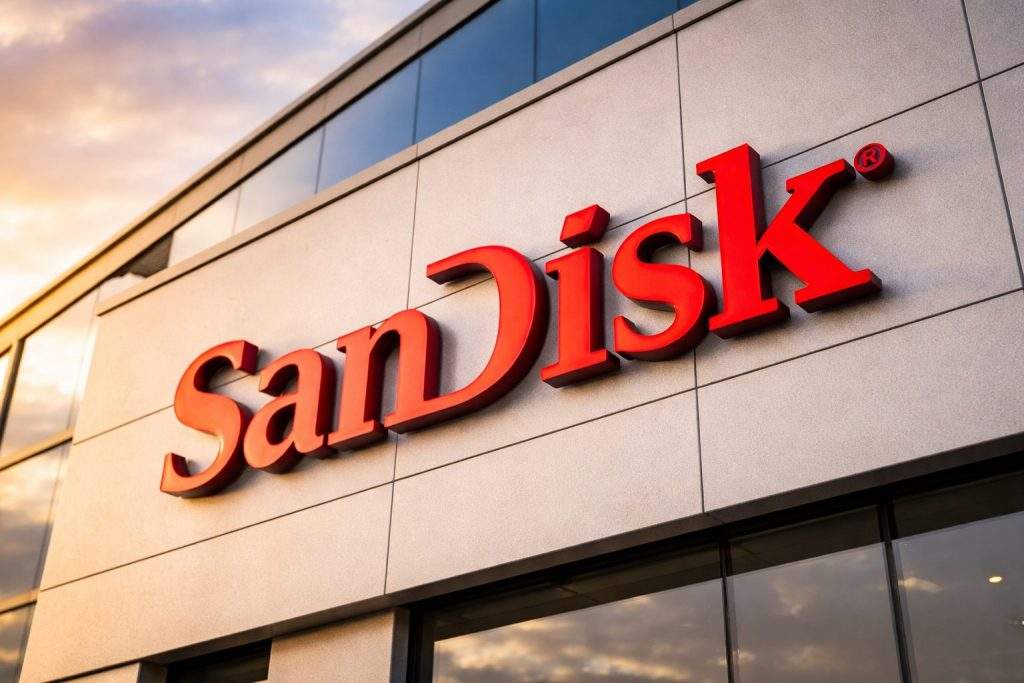 Sandisk stock price drops nearly 9% as oil spike and war worries hit AI memory trade