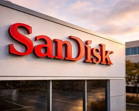 SanDisk Stock (SNDK) Slips Even After Citi Lifts Target to $875 as AI Rally Faces Valuation Test