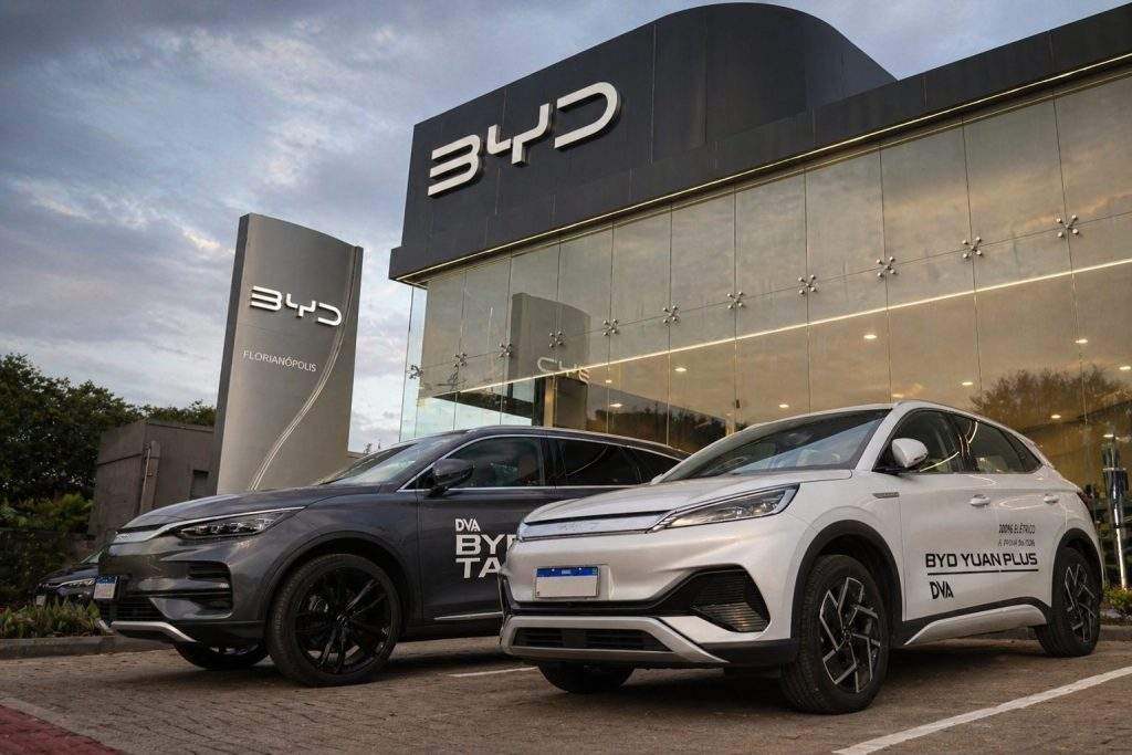 BYD Profit Tumbles 55% as China EV Price War Hits Tesla Rival