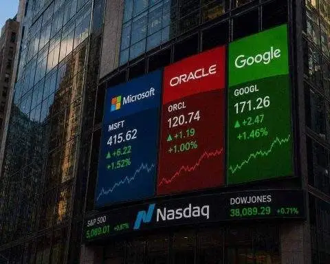 Microsoft vs Oracle vs Google Stock: Price Forecasts Reveal a Split in the AI Cloud Race