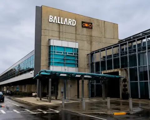 Ballard Power stock jumps after Weichai share sale leads to board shake-up