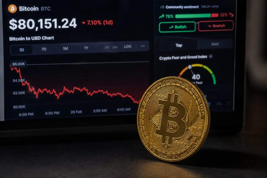 Bitcoin Just Lost $80,000. The Bond Market May Decide What Happens Next