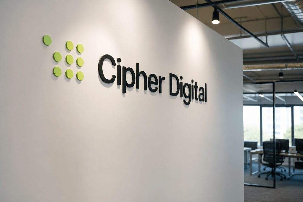 Cipher Digital Stock Jumps After $200 Million Credit Line, New AI Data Center Lease