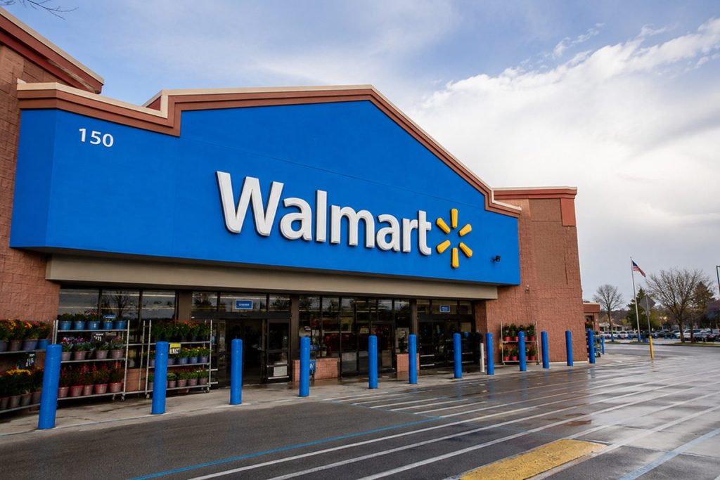 Walmart tops estimates, Wall Street reacts to warning