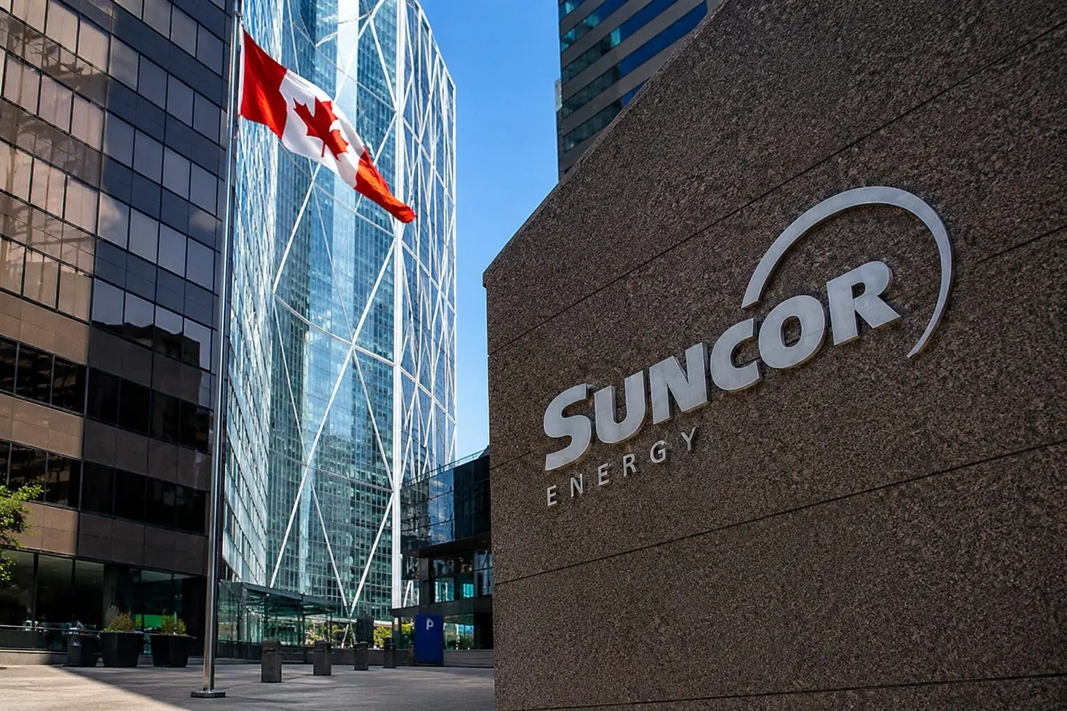 Suncor shares lag as oil slips under $100, TSX rally skips the stock