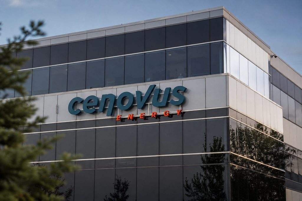 Cenovus Shares Slip with Oil Down Even as TSX Climbs to High