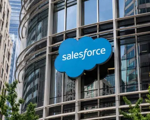 Salesforce Tops Estimates, But Stock Dips as AI Concerns Return