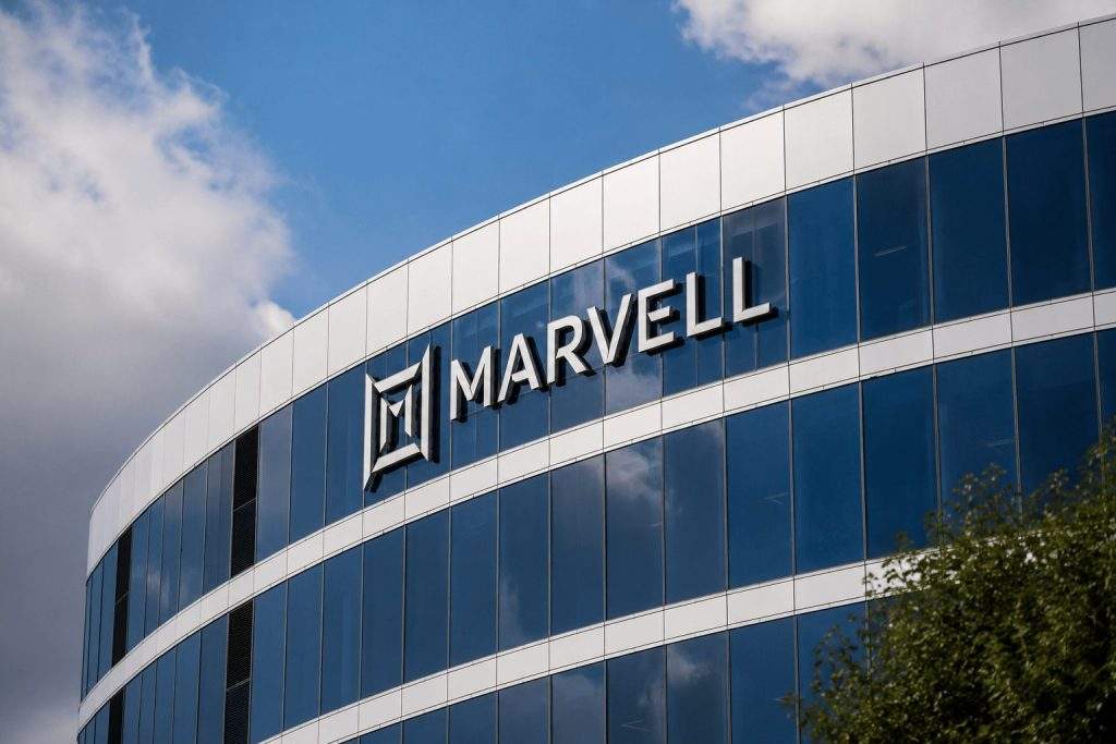 Marvell up after $10B custom-chip goal gives AI story a boost