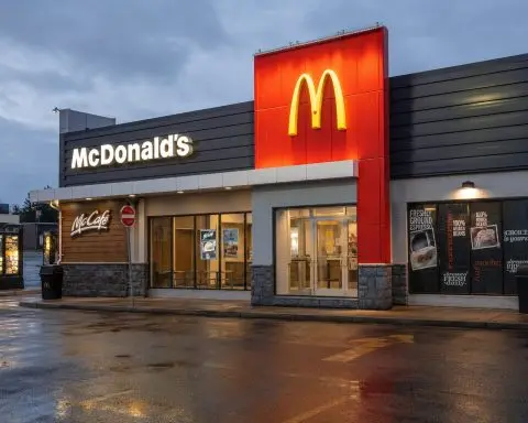 McDonald’s Shares Fall as Market Sets Record, Company Faces Upcoming Test