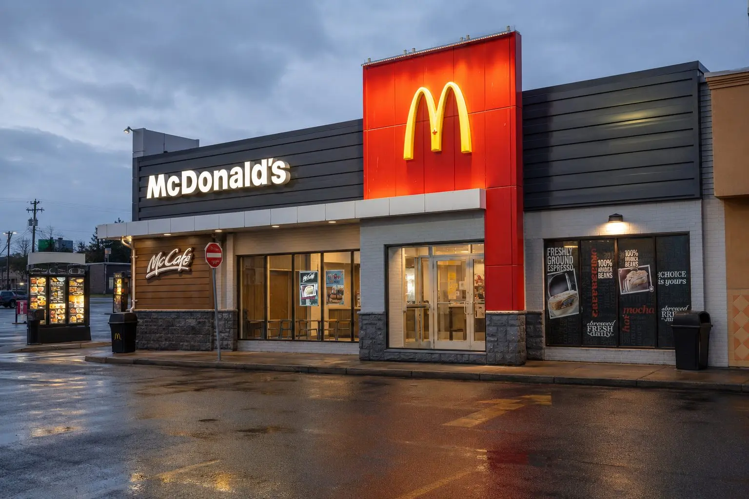 McDonald’s Shares Fall as Market Sets Record, Company Faces Upcoming Test