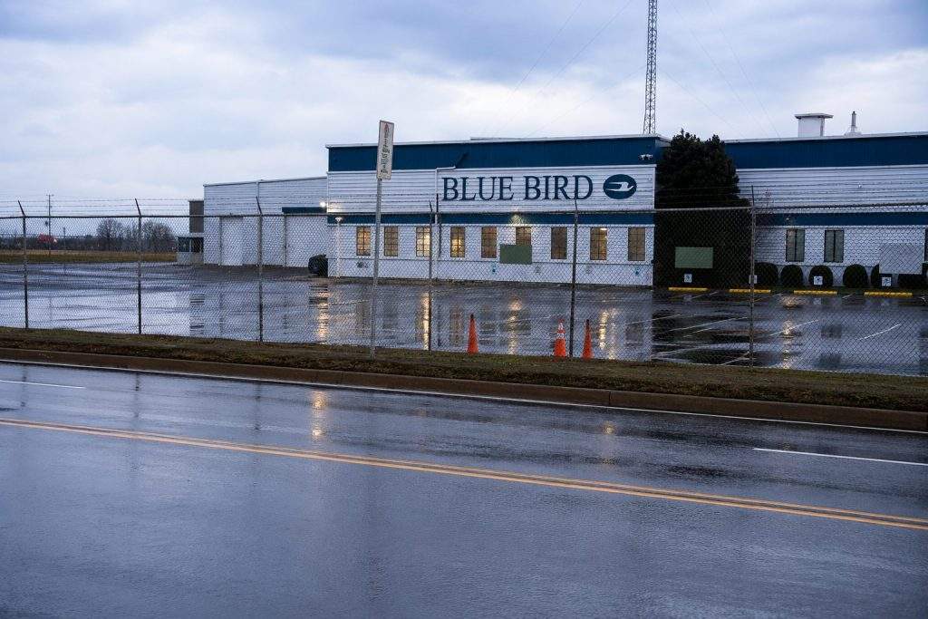 Blue Bird Drops 10% on Pension Charge Update