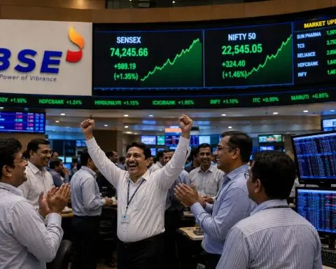 India Stock Market Today: Sensex Jumps 1,000 Points, But Rupee’s Record Low Tests the Rally